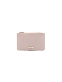 Portachiavi in pelle da donna con zip