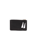 Portachiavi in pelle da donna con zip