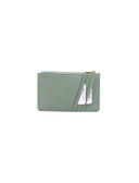 Portachiavi in pelle da donna con zip