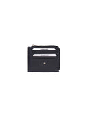 Portacarte con zip in pelle da uomo