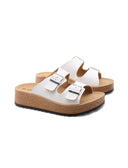 Ciabatta a doppia fascia con fibbie