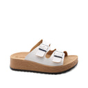 Ciabatta a doppia fascia con fibbie