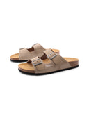 Bio Suede ciabatta a doppia fascia uomo