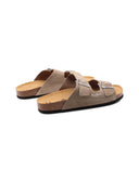 Bio Suede ciabatta a doppia fascia uomo