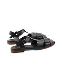 Sandalo ragnetto in vera pelle da donna