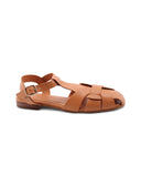 Sandalo ragnetto in vera pelle da donna