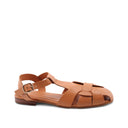 Sandalo ragnetto in vera pelle da donna
