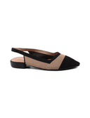 Ballerina slingback in maglia da donna