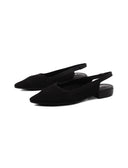Ballerina slingback in maglia da donna