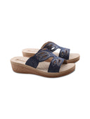 Ciabatta a doppia fascia con velcro
