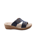Ciabatta a doppia fascia con velcro