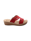 Ciabatta a doppia fascia con velcro