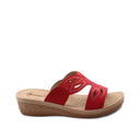 Ciabatta a doppia fascia con velcro