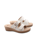 Ciabatta a doppia fascia con velcro