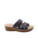 Ciabatta a doppia fascia con velcro