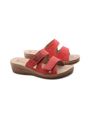 Ciabatta a doppia fascia con velcro