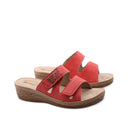 Ciabatta a doppia fascia con velcro