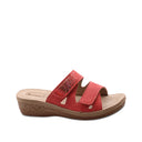 Ciabatta a doppia fascia con velcro