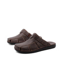 Sabot da uomo in pelle