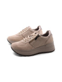 Sneaker platform scamosciata da donna