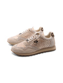 Sneaker in pelle effetto pitone donna