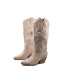 Stivale texano da donna con ricami