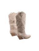 Stivale texano da donna con ricami