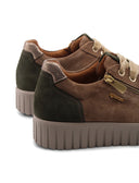 Sneaker scamosciata con zip da donna