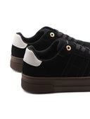 Sneaker platform scamosciata da donna