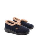 Pantofola in tessuto da donna