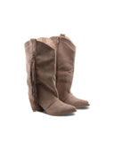 Stivale texano con frange da donna
