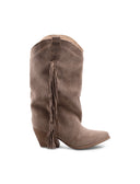 Stivale texano con frange da donna