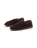 Mocassino in pelle con fodera in pelo