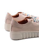 Sneaker slip on in morbida pelle donna