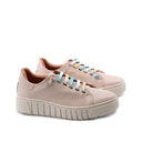 Sneaker slip on in morbida pelle donna