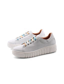 Sneaker slip on in morbida pelle donna