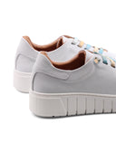 Sneaker slip on in morbida pelle donna