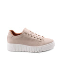 Sneaker in morbida pelle da donna