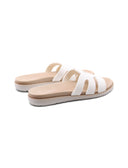 Ciabatta a fasce colorate da donna