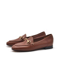 Mocassino in vera pelle da donna