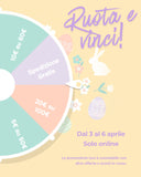 Gira la ruota a vinci sconti o spedizione gratuita, promozione non cumulabile con altri sconti, la promozione è valida fino a lunedì 6 aprile