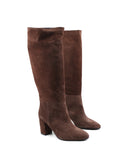 Stivale scamosciato made in Italy donna