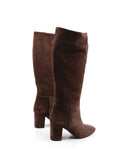 Stivale scamosciato made in Italy donna