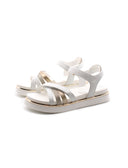Sandalo donna con dettagli glitter