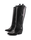 Stivale texano alto in pelle da donna