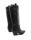 Stivale texano alto in pelle da donna