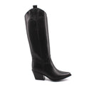 Stivale texano alto in pelle da donna