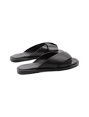 Ciabatta in pelle da donna
