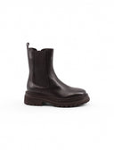 Stivalletto nero con suola chunky donna
