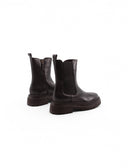 Stivalletto nero con suola chunky donna